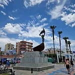 Lidia Planta 2, La Carihuela 1ª Linea Playa, Vistas Mar, Buhardilla 1 Dormitorio, 40 M2, 1-3 Huesped, Terraza, Wifi Торремолінос